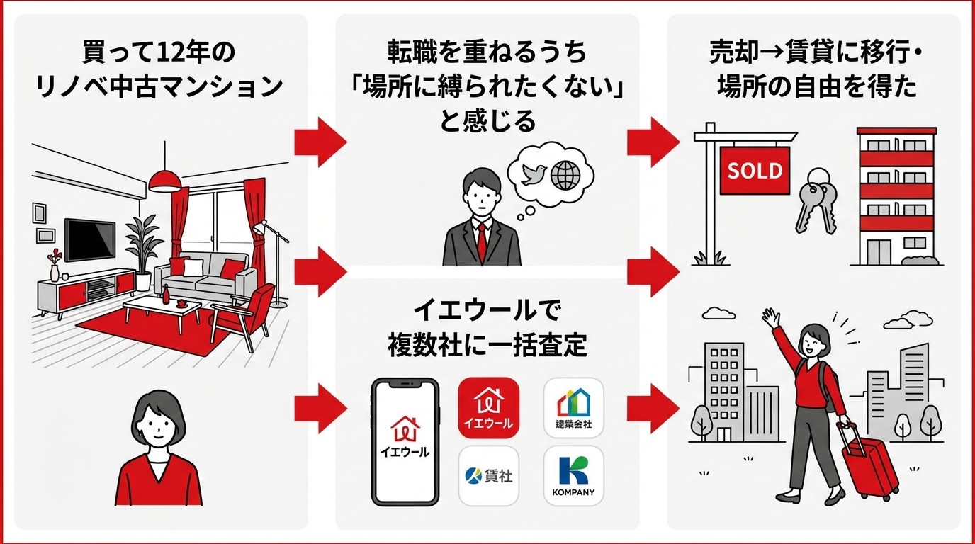 買って12年の家を売って賃貸に移行した流れ